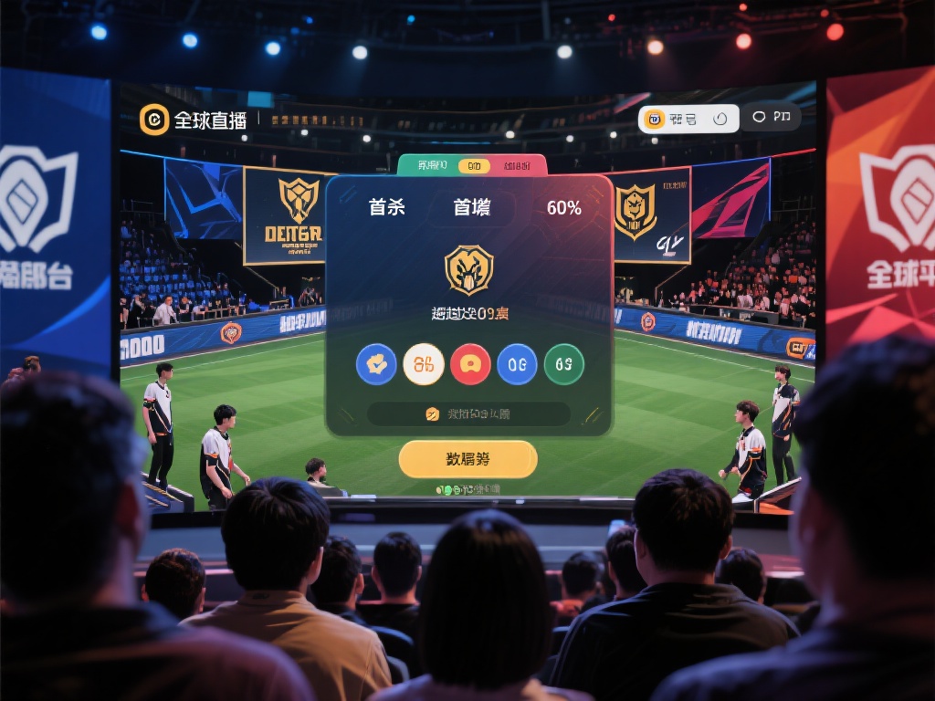 以某平台直播为例，在最近的全球总决赛中，观众可以通